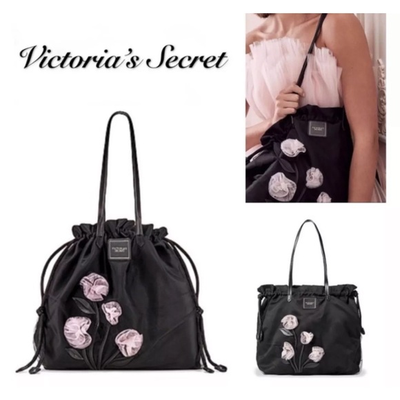 Victoria’s Secret Tease Gardenia Tote Gym Luxury Designer Bag $58 Msrp - Picture 5 of 10